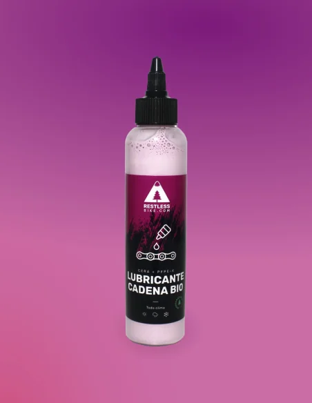 Bote de cera para el engrase de la cadena de la bici