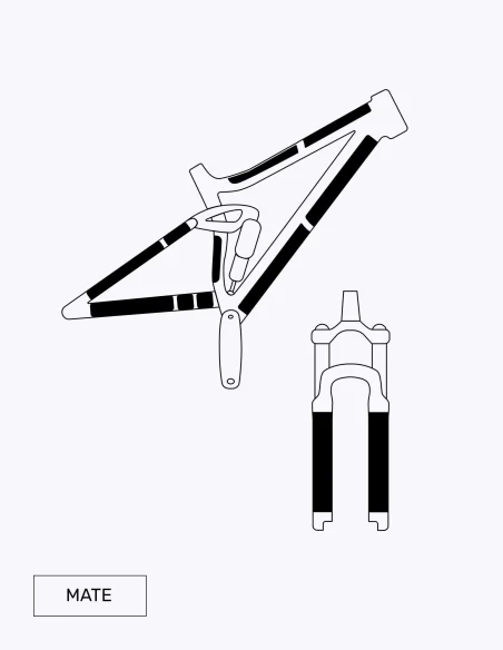 kit protection cadre transparent mat