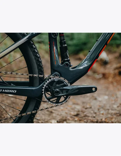 Vélo Accent Super Hero Carbon GX en mono-plateau