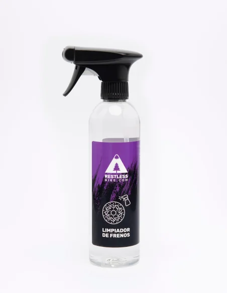 Bombe de nettoyant freins pour vélo Restless Bike de 500 ml sur fond gris clair