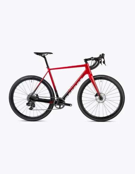 Bicicleta de ciclocross Accent CX-One Carbon Force AXS en color rojo/negro