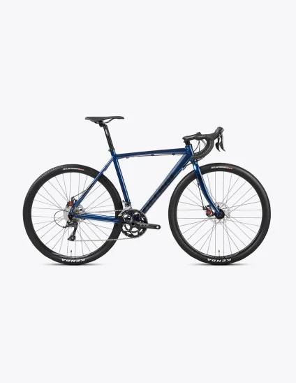 Vélo de gravel Accent Falcon Bleu pour débutants