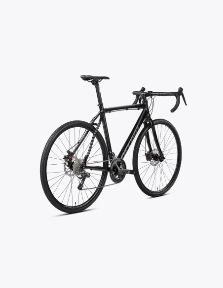 Bicicleta de gravel Accent Falcon Negra para principiantes