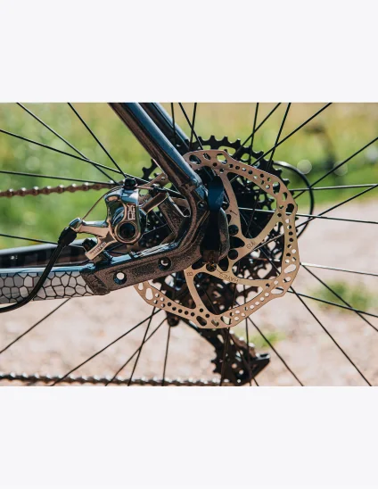 Freno de disco de la Bicicleta de gravel Accent Furious en color Gris