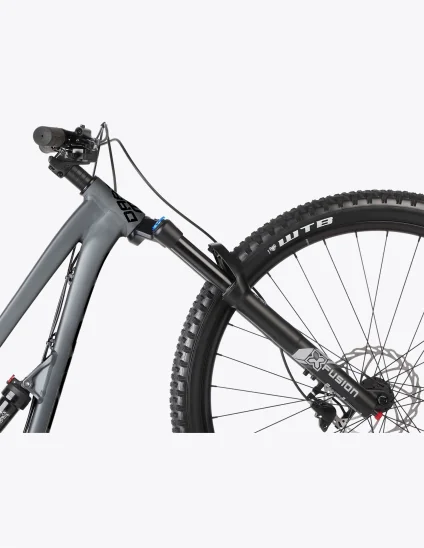 Bicicleta de doble suspensión Dartmoor Bluebird Intro Mullet Gris