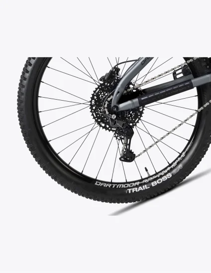 Bicicleta Dartmoor Bluebird Intro con ruedas Mullet Gris
