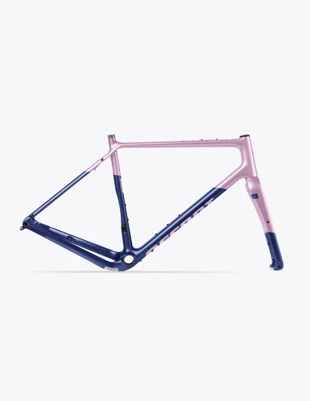 Cadre de Gravel Accent Freak V2 bleu-rose