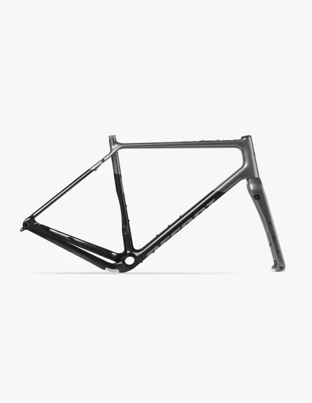 cuadro de gravel Accent Freak V2 en color gris-negro y horquilla incluida