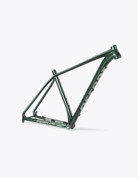 Cadre XC en aluminium Accent Peak Boost V2 Vert, rigide pour roues de 29"