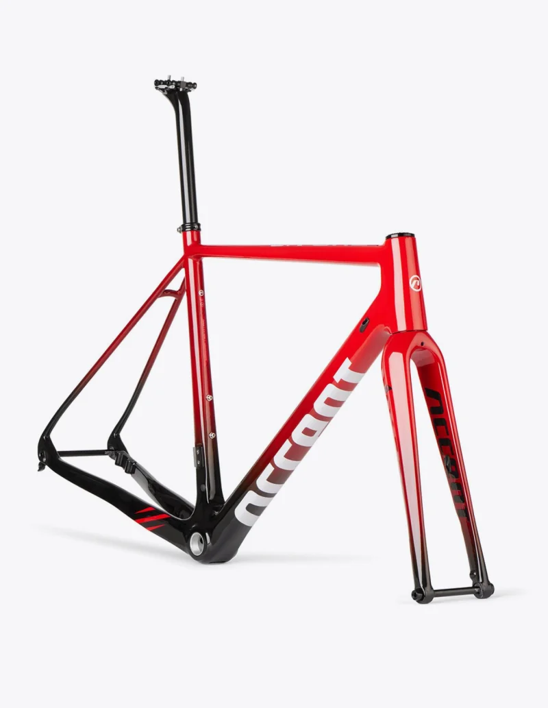 Cuadro Accent CX-One Carbon Deep Red | cuadro de ciclocross de carbono y color rojo