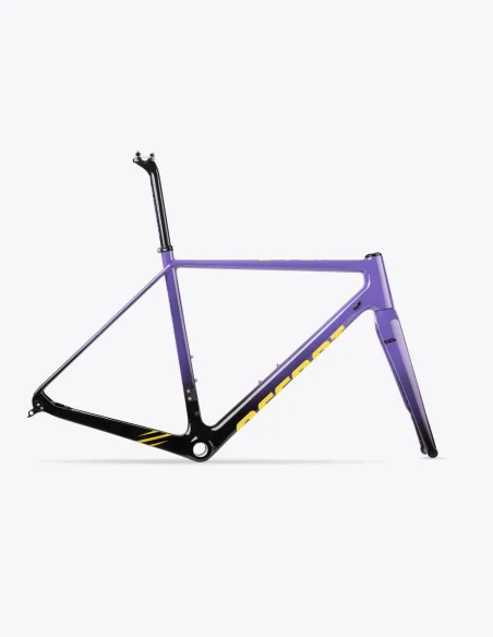 Acheter cadre de cyclocross en carbone Accent CX-One Carbon Violet yellow