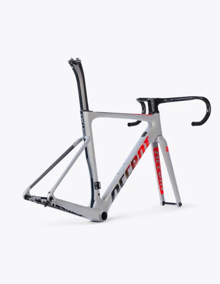 Cuadro de carretera de carbono Accent Cyclone Disc Carbon Racing Grey