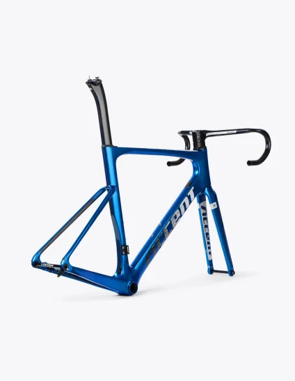 Cuadro Accent Cyclone Disc Carbon Ocean Blue | cuadro de carretera aero de color azul
