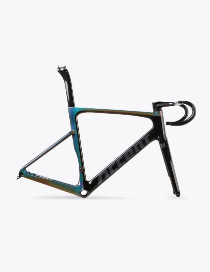 Cuadro Accent Cyclone Disc Carbon Cosmic Black | cuadro de carretera negro