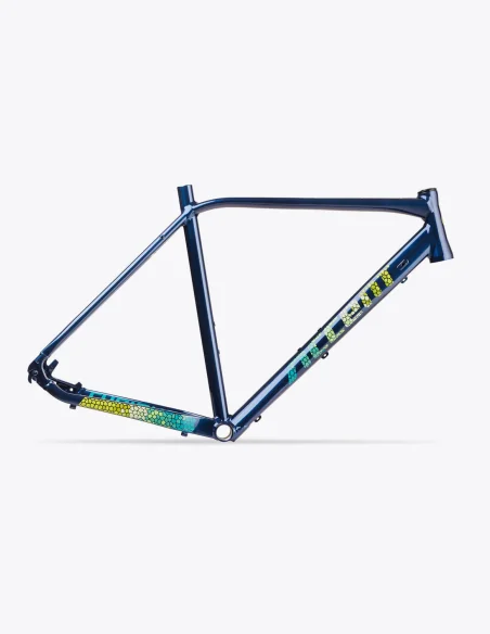 Cadre Accent Furious Blue Pave | cadre de gravel de couleur bleue