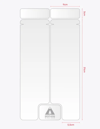 Protector de Horquilla XL medidas