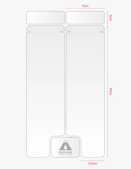 Protector de Horquilla XL medidas Protector de Horquilla XL medidas