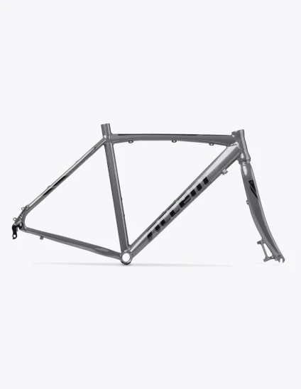 Cadre Accent Falcon avec fourche et jeu de direction en gris
