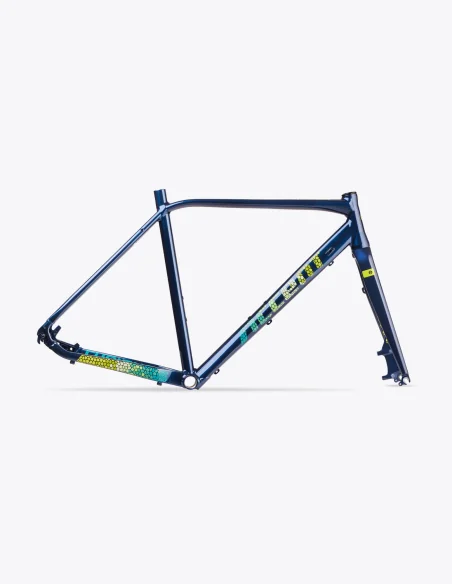 Acheter Cadre Gravel Furious Blue Pave + Fourche + Direction