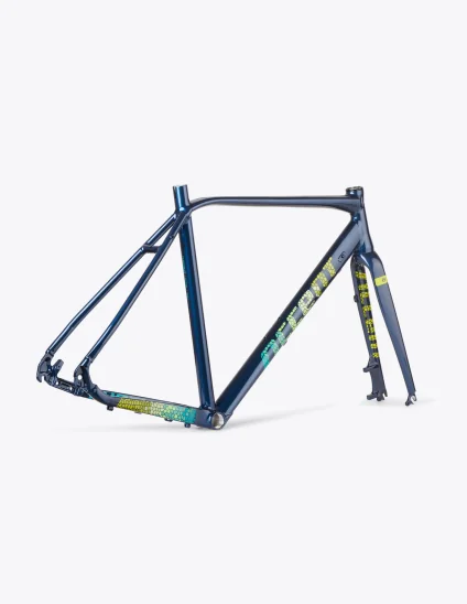 Cadre Accent Furious Blue Pave avec Fourche et Direction incluses