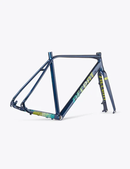 Cadre Accent Furious Blue Pave avec Fourche et Direction incluses