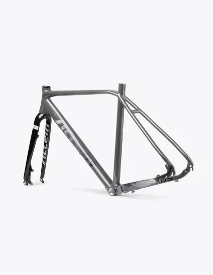 Comprar online el Cuadro de Gravel Accent  Furious Grey Pave de color Gris con horquilla y dirección