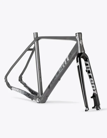 Acheter en ligne le Cadre de Gravel Accent Furious Grey Pave avec fourche et direction