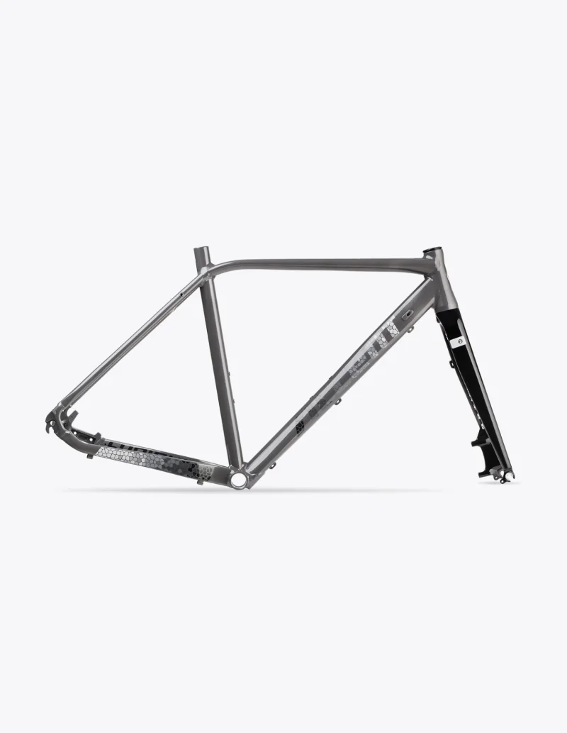 Acheter en ligne le Cadre de Gravel Accent Furious Grey Pave avec fourche et direction 2