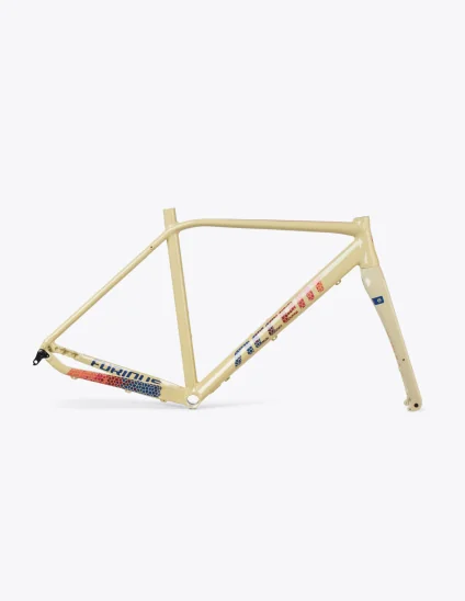 Cuadro Accent Furious Pro Desert Pave Horquilla Carbono + Dirección