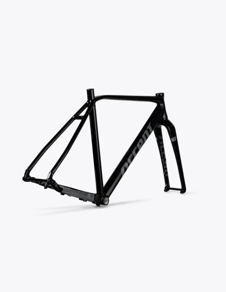 Set de Cuadro Accent Furious Pro Black Pave Horquilla Carbono + Dirección para gravel