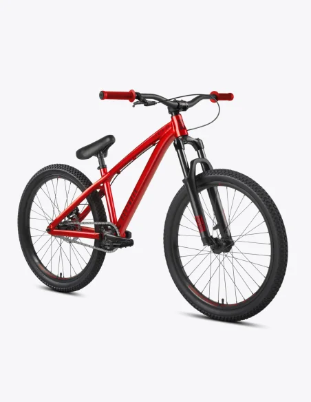 Bicicleta Dartmoor Gamer Intro con ruedas de 24" para Dirt Jump en color rojo y para niños de 140 a 160cm de altura