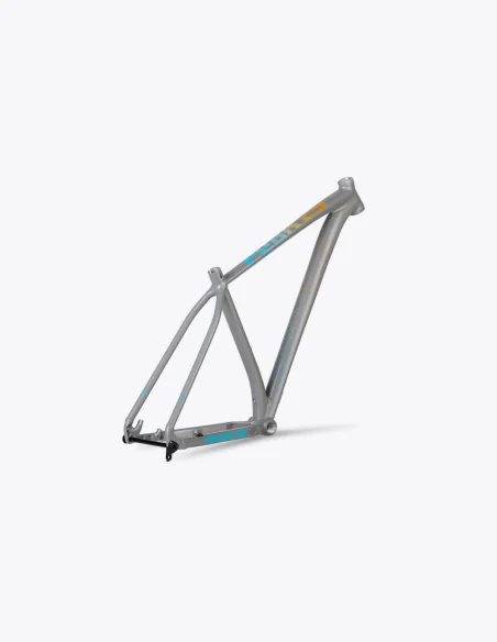 Cadre Accent Peak Boost Argent/Bleu/Orange