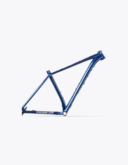 Cadre en aluminium 29" Accent Peak Boost de couleur bleue