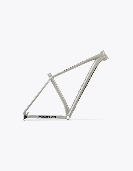 Cadre Accent Peak Boost de couleur argent/noir