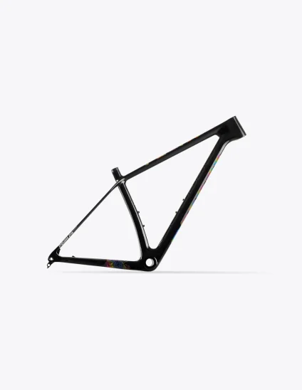Cadre Accent Peak Carbon Boost Black Magic en noir