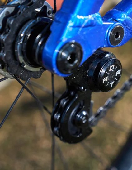 Tendeur Single Speed UDH Dartmoor monté sur le vélo