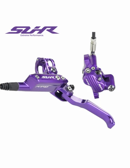 Freins Suhr HDB R740 à 4 pistons en violet