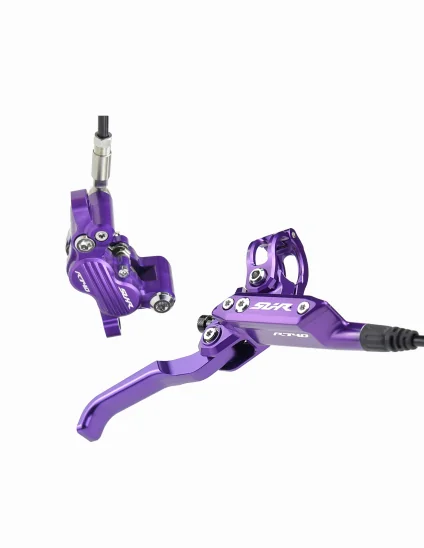 Manette et étrier SUHR Brakes couleur violet