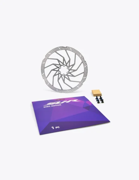 Disco de freno SUHR SDP01 con la caja y los tornillos