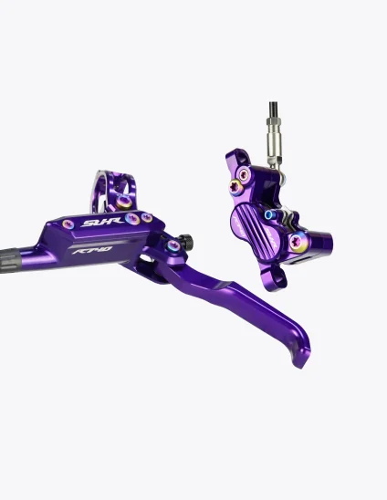 Frenos de disco hidráulicos para bicicleta con tornillos de titanio