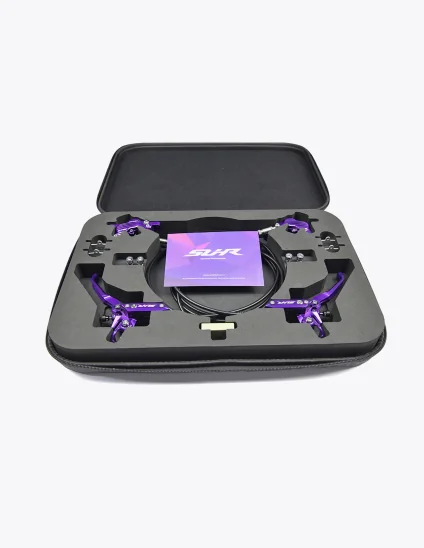 Caja abierta de los frenos SUHR con tornillos de titanio