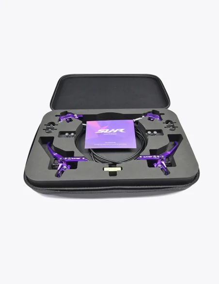 Caja abierta de los frenos SUHR con tornillos de titanio