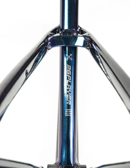 parte tarsera Cuadro Dartmoor Two6player Pro color azul cósmico