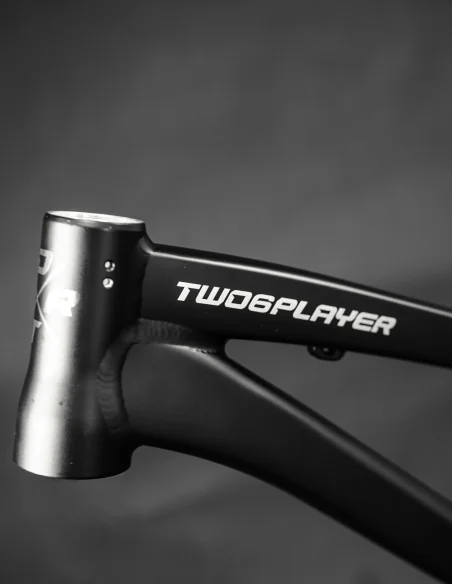 Cuadro Dartmoor Two6player Pro negro detalle de la pipa de dirección