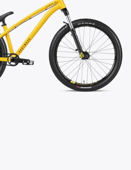 Vélo de dirt Dartmoor Gamer avec roues de 26" et coloris jaune