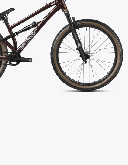 Vélo Dartmoor Shine Pro avec roues de 26" et pneus à flancs marron