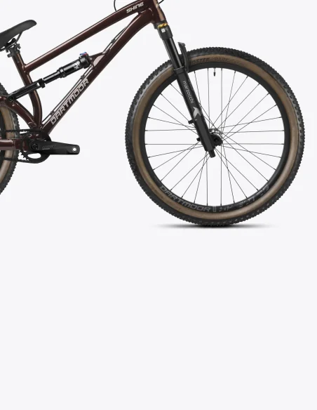 Vélo Dartmoor Shine Pro avec roues de 26" et pneus à flancs marron