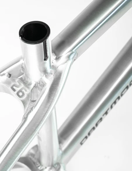 Detalles del cuadro de 26 para Dirt jump de la Bicicleta Dartmoor Two6player Pro Plata