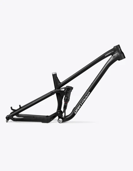 Cuadro Dartmoor Jibbird Slopenduro en color negro y amortiguador Rock Shox Deluxe Select air
