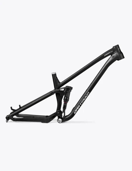 Cuadro Dartmoor Jibbird Slopenduro en color negro y amortiguador Rock Shox Deluxe Select air